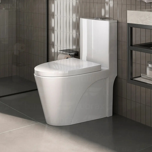 Vaso Sanitário Tubrax Monobloco VAB0002 Caixa Acoplada Completo Privada Cor Branco