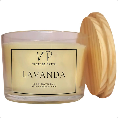 Vela aromatica perfumada presente decorativa fragrancia lava