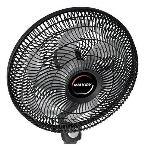 Ventilador De Coluna Mallory Éolo Preto E Grafite - Cor das pás Prateado Diâmetro 40 cm Material das pás Plástico Quantidade de pás 6