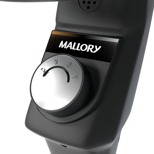 Ventilador De Coluna Mallory Éolo Preto E Grafite - Cor das pás Prateado Diâmetro 40 cm Material das pás Plástico Quantidade de pás 6