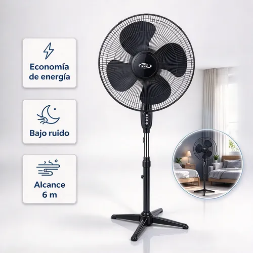 Ventilador de coluna turbo silencioso baixo consumo 110v