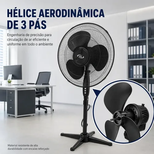 Ventilador De Coluna Turbo Silencioso Baixo Consumo 110v