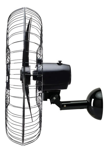Ventilador de parede Ventisol New 60cm com 3 pás de Plástico preto estrutura new cromado, 60cm de diâmetro