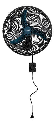 Ventilador de parede ventisol new azul 3 velocidades estrutu 1