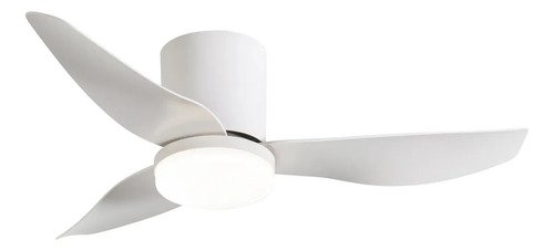 Ventilador de teto com luz led silencioso controle remoto 86