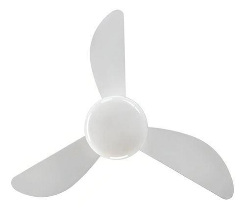 Ventilador De Teto Ventisol Fênix E-27 Branco 130w Com 3 Pás De Plástico, 960 mm De Diâmetro