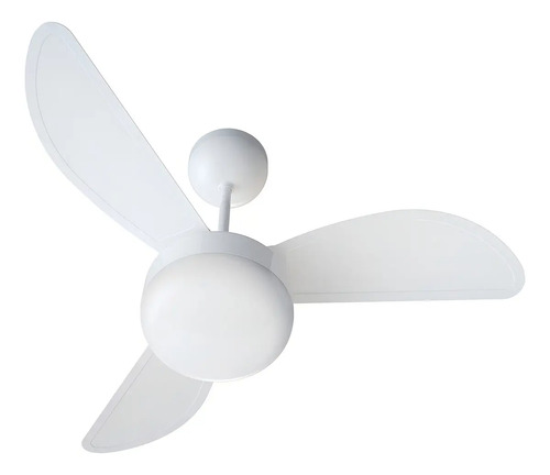Ventilador De Teto Ventisol Fênix E-27 Branco 130w Com 3 Pás De Plástico, 960 mm De Diâmetro