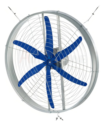 Ventilador industrial avicswine 100cm 6 pas aco galvanizado