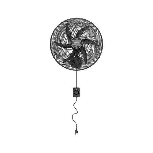 Ventilador parede 50cm 6pas monta facil preto ventisol