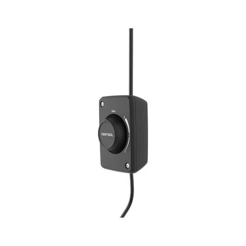 Ventilador Parede 50cm 6Pás Monta Fácil Preto Ventisol