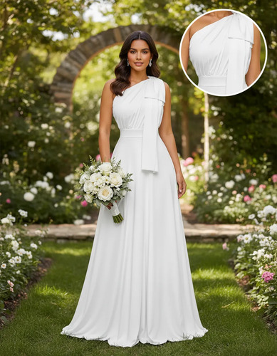 Vestido Longo Casamento Civil Mini Wedding Elegante