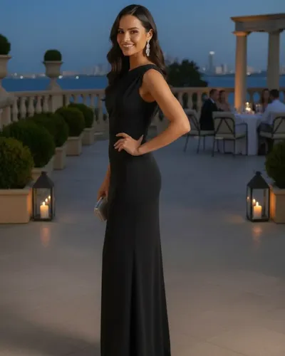 Vestido Social Longo Um Ombro Só Festa Elegante Tendência