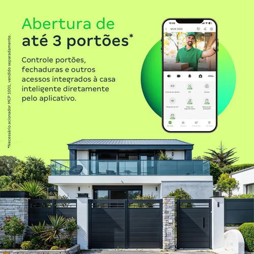 Videoporteiro Inteligente Wi-fi Mvw 2000 Intelbras