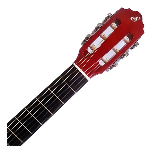 Violão Clássico Giannini N-14 Natural Tampo Sabina Verniz Brilhante Com Cordas De Nylon