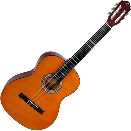 Violão Clássico Giannini N-14 Natural Tampo Sabina Verniz Brilhante Com Cordas De Nylon