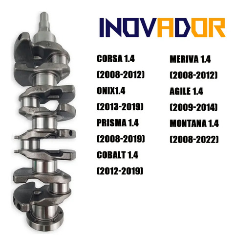 Virabrequim Onix Prisma 1.4 2013 À 2019 Novo Std 94700106