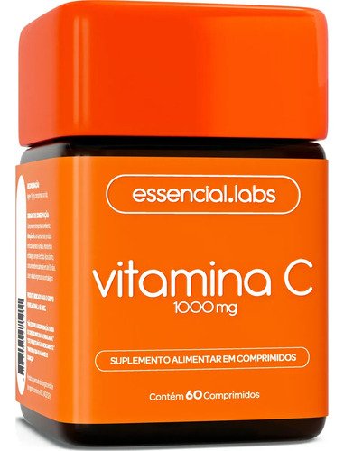 Vitamina c 1000mg formula concentrada e 100 pura 60 dose