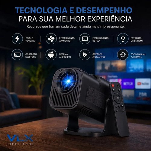 VLX Portátil Hy320 Preto
