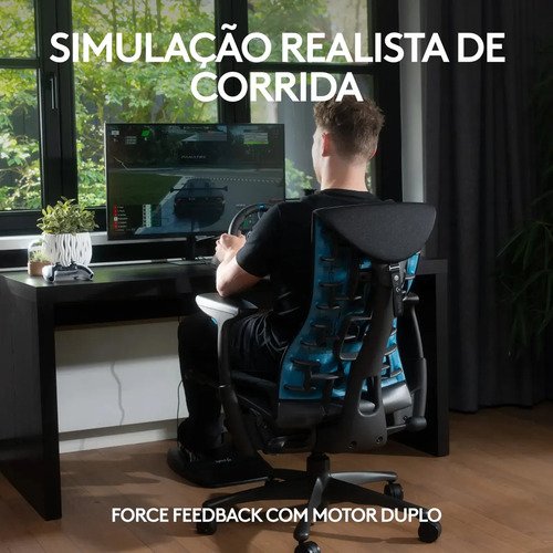 Volante Gamer Logitech G29 Driving Force para PlayStation e PC
