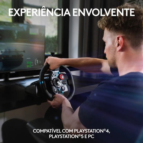 Volante Gamer Logitech G29 Driving Force para PlayStation e PC