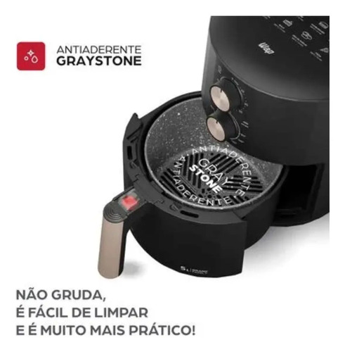 Wap Air fryer grand family cozinha fritadeira elétrica 5l 1500w