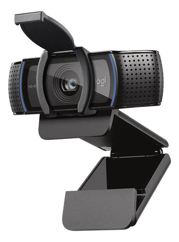 Webcam full hd logitech c920s com microfone embutido