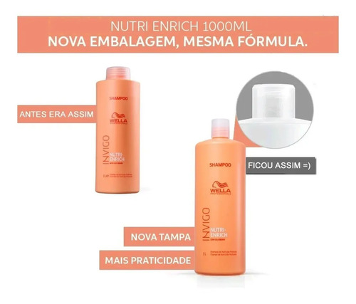 Wella Invigo Nutri Enrich Shampoo - 1000ml