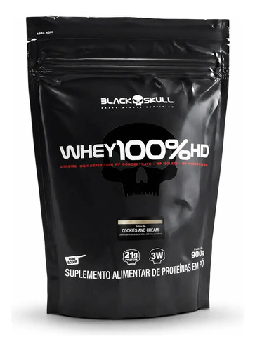Whey 100 hd black skull refil 900g cookies