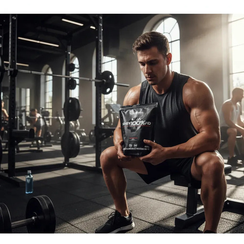 Whey 100% Hd Refil Black Skull - 900g (wpc, Wpi E Wph) Sabor Morango