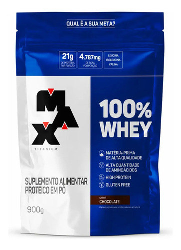 Whey 100 max titanium 900g chocolate