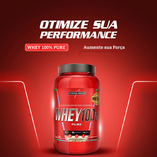 Whey 100% Pure Cookies 900g Pote - Aumento de Massa Magra com Proteína de Alta Qualidade