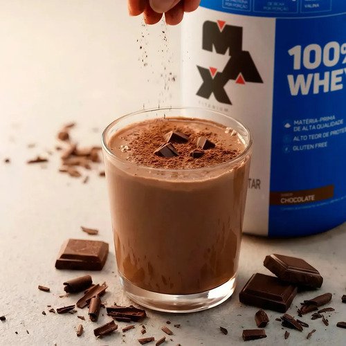 Whey Concentrado 100% Whey Protein Concentrado 900g Chocolate