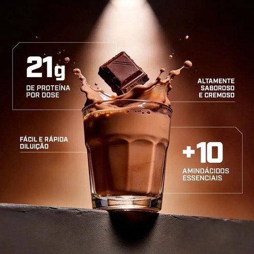 Whey Concentrado 100% Whey Protein Concentrado 900g Chocolate