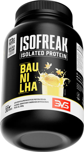 Whey isolado isofreak 900g sabor baunilha formula avancada