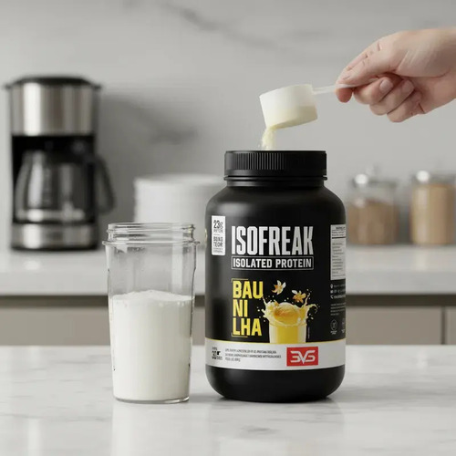 Whey Isolado Isofreak 900g Sabor: Baunilha - Fórmula Avançada Com 23g De Proteína Por Dose