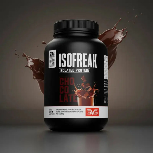 Whey Isolado Isofreak 900g Sabor: Chocolate - Fórmula Avançada Com 23g De Proteína Por Dose