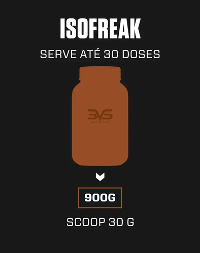 Whey Isolado Isofreak 900g Sabor: Chocolate - Fórmula Avançada Com 23g De Proteína Por Dose