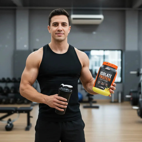 Whey Isolado New Millen Isolate Protein Pó 900g Pote Sabor Abacaxi Com Hortelã