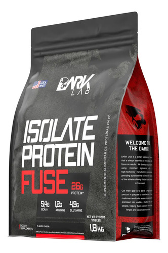 Whey Isolate Protein Fuse 1.8kg Brownie Dark Lab