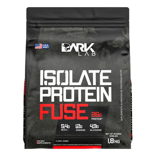 Whey isolate protein fuse 18kg chocolate dark lab