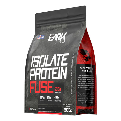 Whey Isolate Protein Fuse 900g Dark Lab Sabor Chocolate
