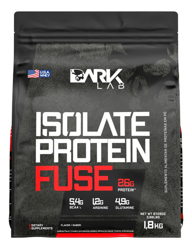 Whey isolate protein fuse refil 18kg dark lab mp importad