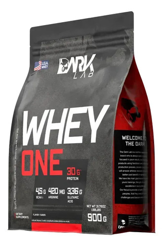Whey One Baunilha Pro Com Bcaa E Aminoácidos 900g Dark Lab
