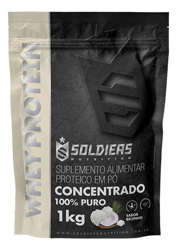 Whey protein concentrado 100 puro on optimum sabor beijinh