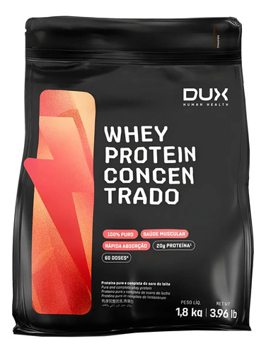 Whey protein concentrado 18 kg dux nutrition sabor baunilh