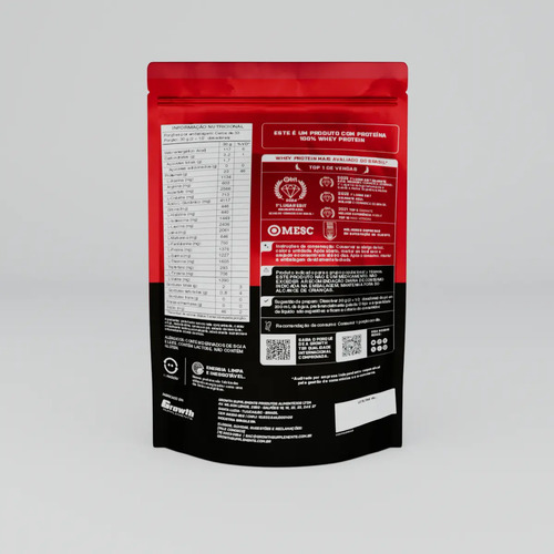 Whey Protein Concentrado 1kg Growth Supplements - Capuccino