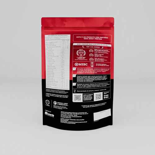 Whey Protein Concentrado 1kg Growth Supplements - Morango