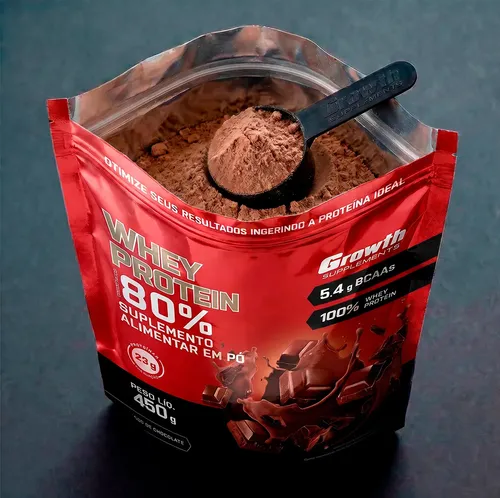 Whey Protein Concentrado 450g Growth Supplements