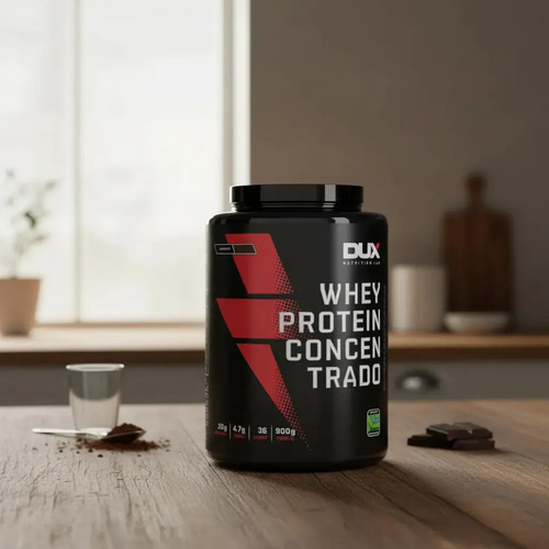 Whey protein concentrado dux nutrition 900g sabores sabor ch