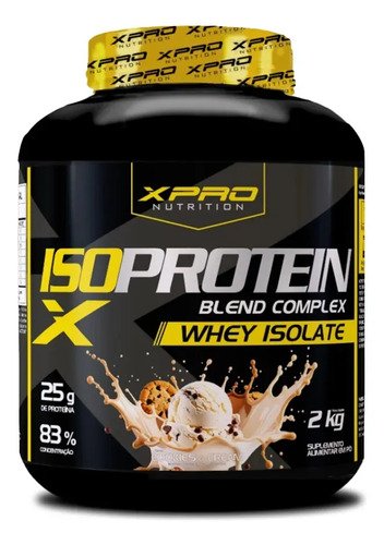 Whey protein cookies iso blend complex 2kg zero acucar xpr